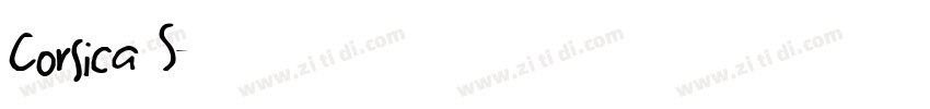 Corsica S字体转换